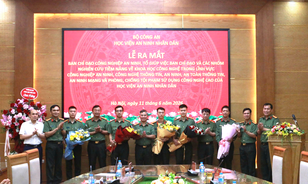 Ra mắt Ban Chỉ đạo công nghiệp an ninh và các nhóm nghiên cứu tiềm năng về khoa học công nghệ tại Học viện link dubai palace nhân dân